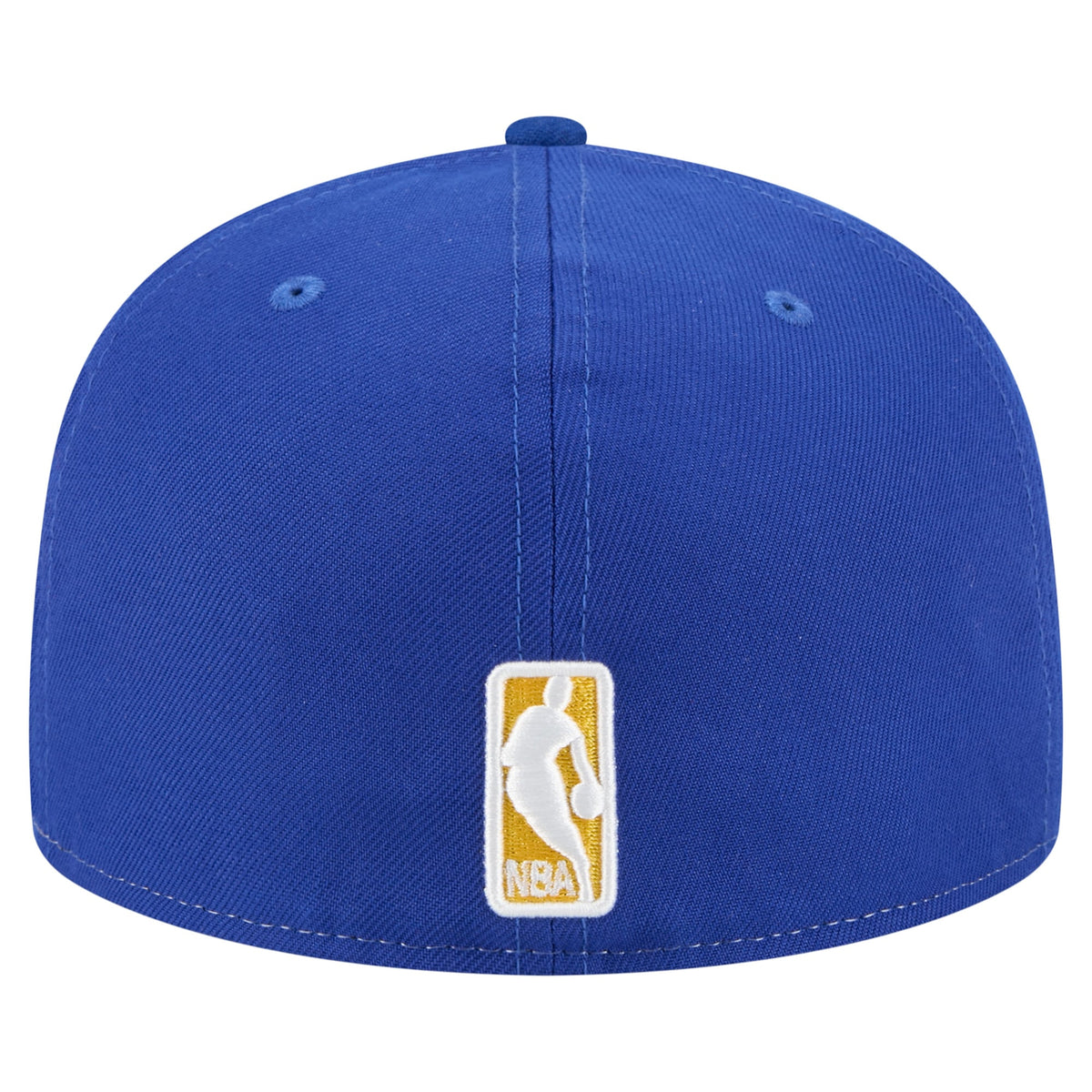 Men's Golden State Warriors  New Era White/Royal Repeat 59Fifty Fitted Hat