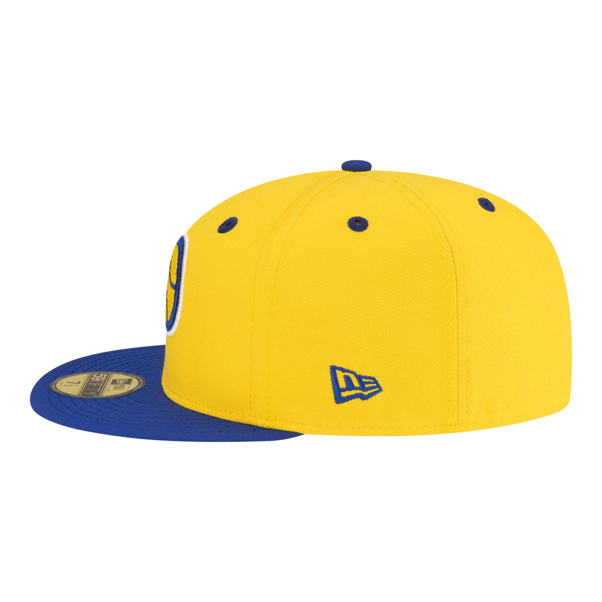 Men's Indiana Pacers  New Era Gold/Royal 80s Throwback 59FIFTY Fitted Hat