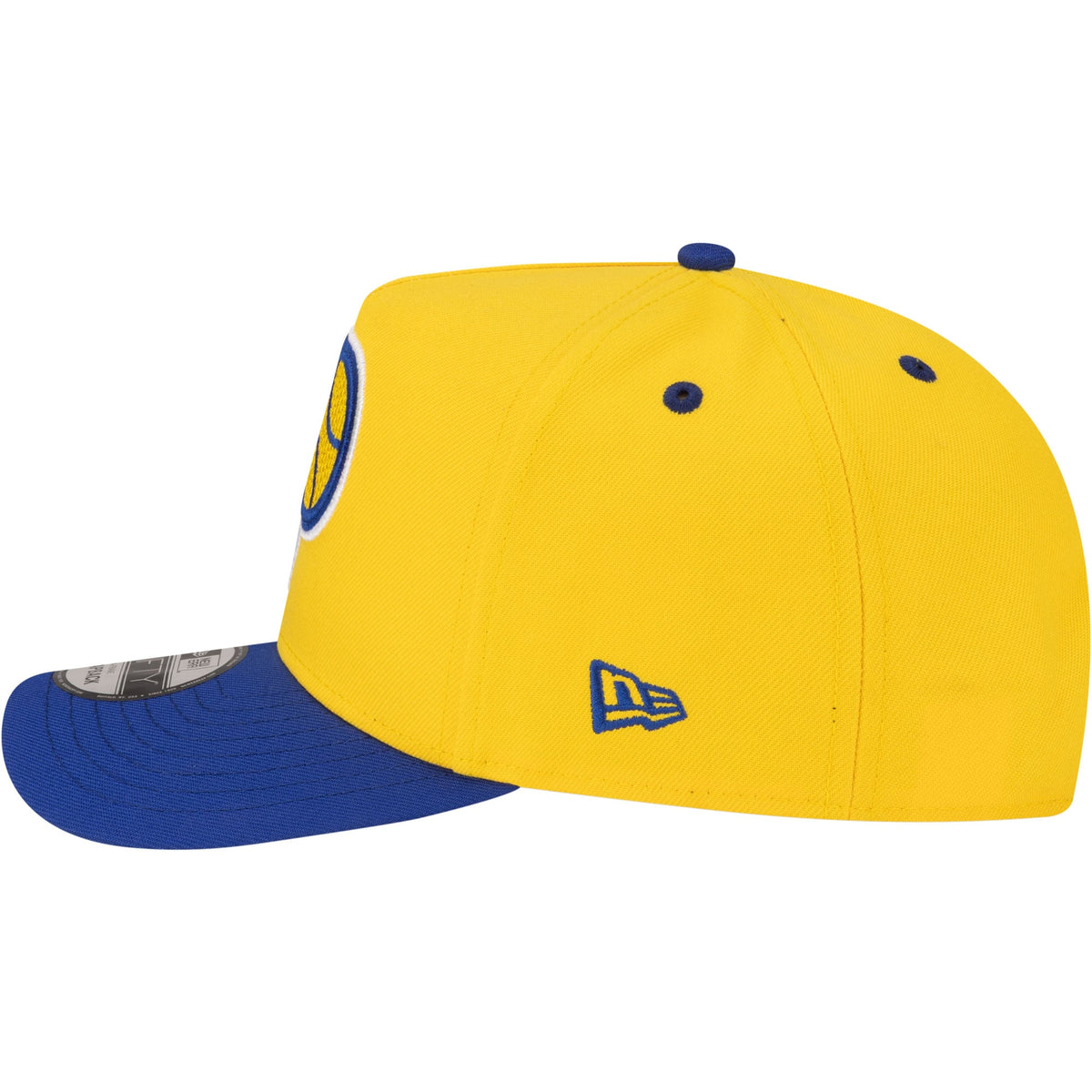 Men's Indiana Pacers  New Era Gold/Royal 80s Throwback A-Frame 9FIFTY Snapback Hat