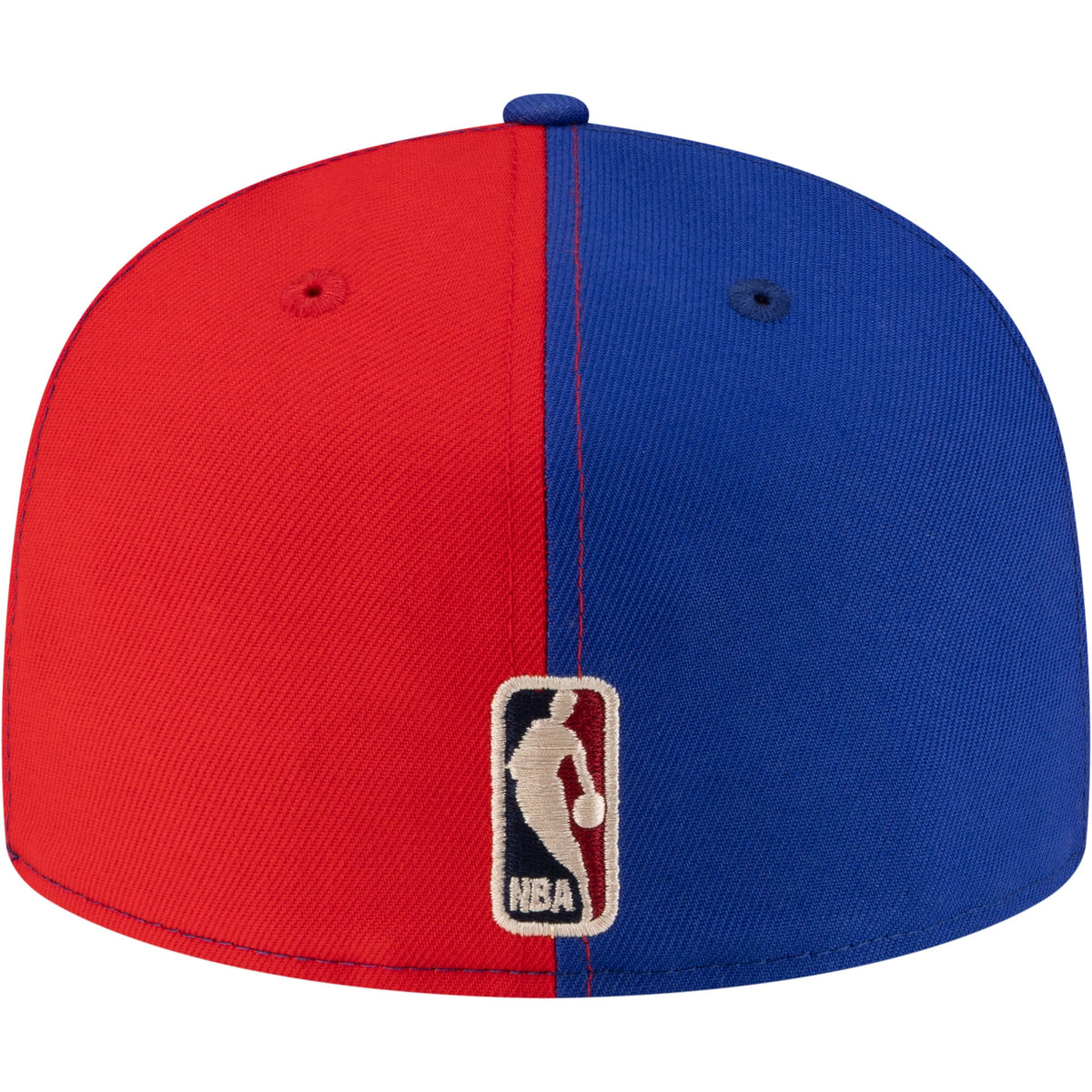 Men's Philadelphia 76ers  New Era Red/Royal 80s Throwback Pinwheel 59FIFTY Fitted Hat