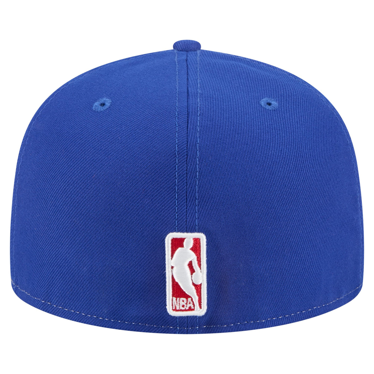 Men's Philadelphia 76ers  New Era White/Royal Repeat 59Fifty Fitted Hat