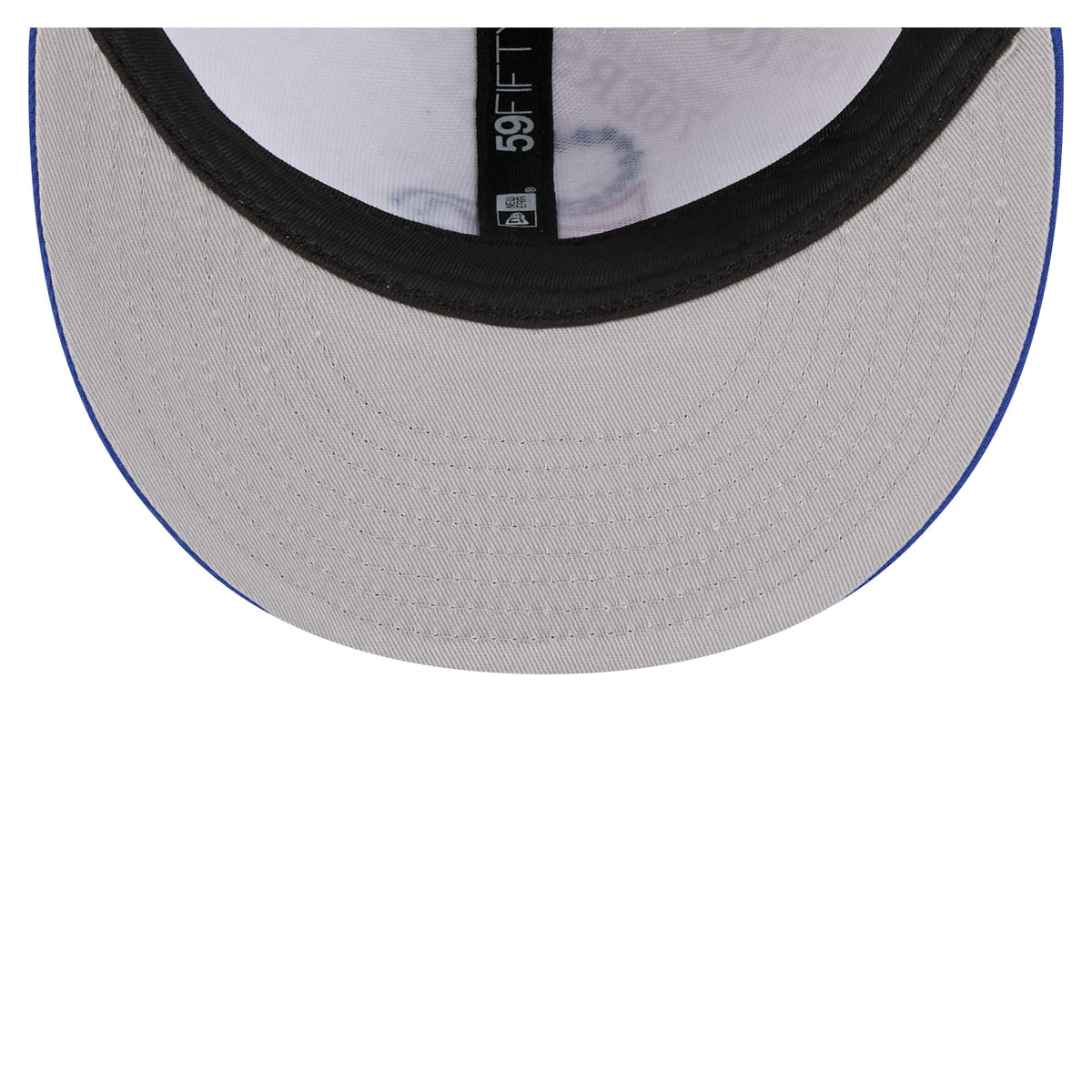 Men's Philadelphia 76ers  New Era White/Royal Repeat 59Fifty Fitted Hat