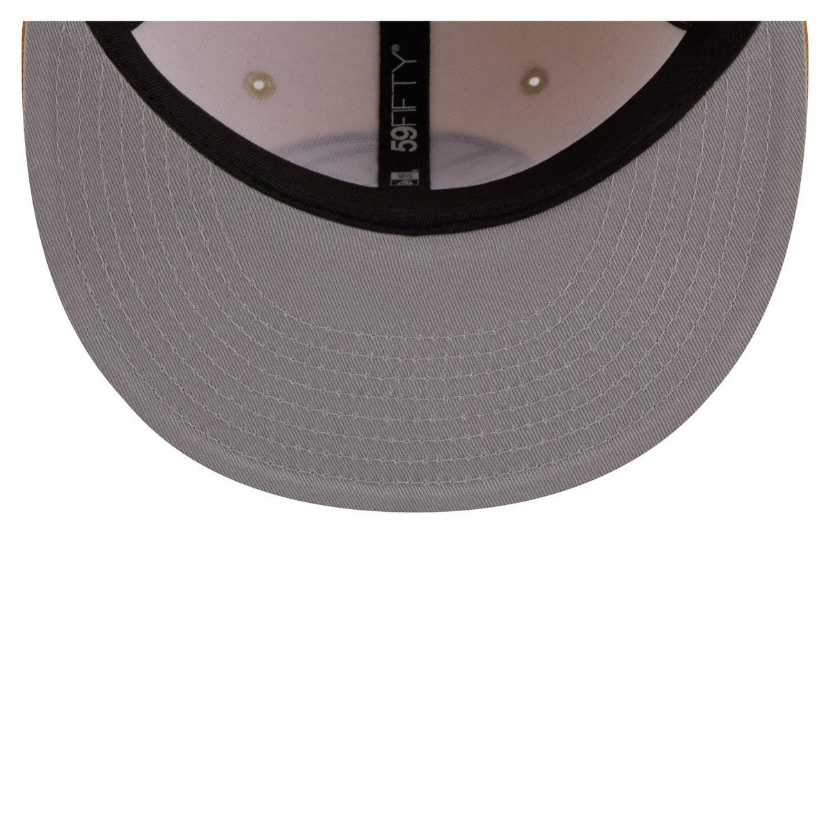 Men's Brooklyn Nets New Era Cream/Tan Two-Tone Color Pack 59FIFTY Fitted Hat