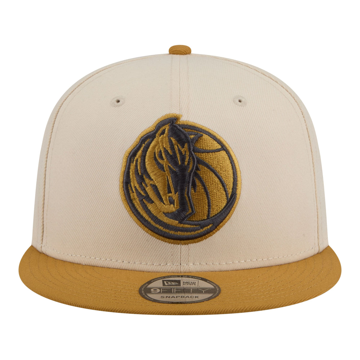 Men's Dallas Mavericks  New Era Cream/Tan Two-Tone Color Pack 9FIFTY Snapback Hat