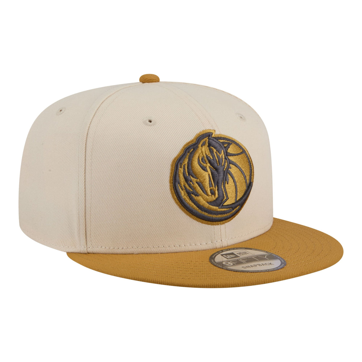 Men's Dallas Mavericks  New Era Cream/Tan Two-Tone Color Pack 9FIFTY Snapback Hat