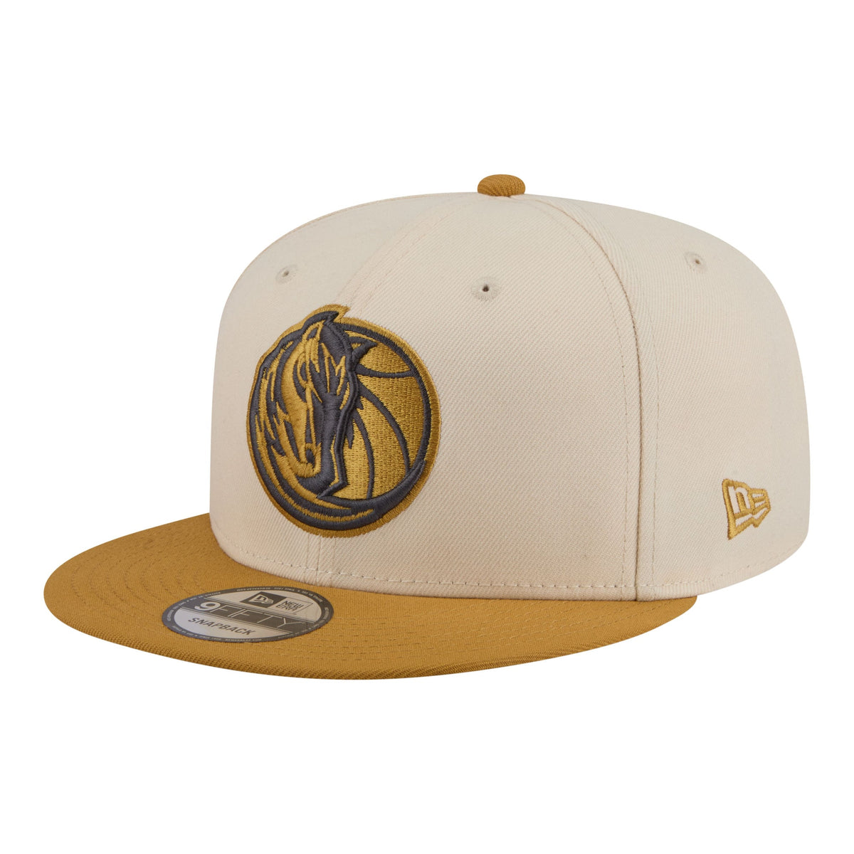Men's Dallas Mavericks  New Era Cream/Tan Two-Tone Color Pack 9FIFTY Snapback Hat
