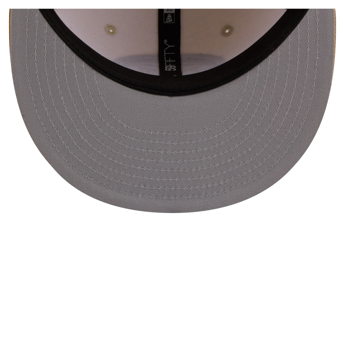 Men's Denver Nuggets New Era Cream/Tan Two-Tone Color Pack 59FIFTY Fitted Hat