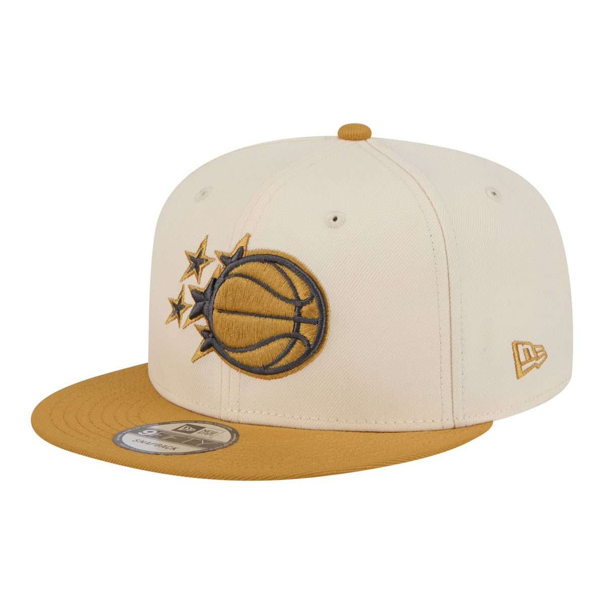 Men's Orlando Magic  New Era Cream/Tan Two-Tone Color Pack 9FIFTY Snapback Hat