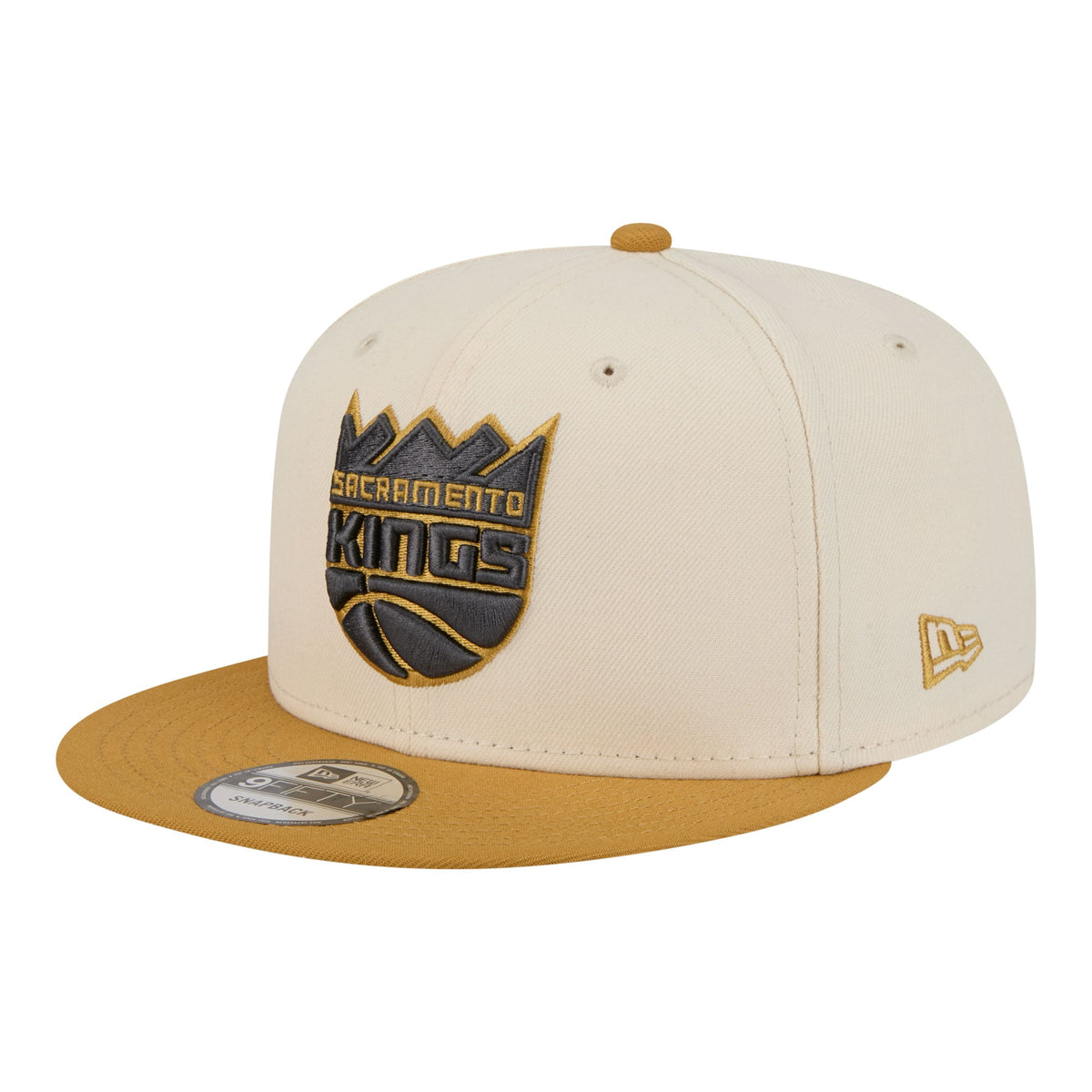 Men's Sacramento Kings  New Era Cream/Tan Two-Tone Color Pack 9FIFTY Snapback Hat