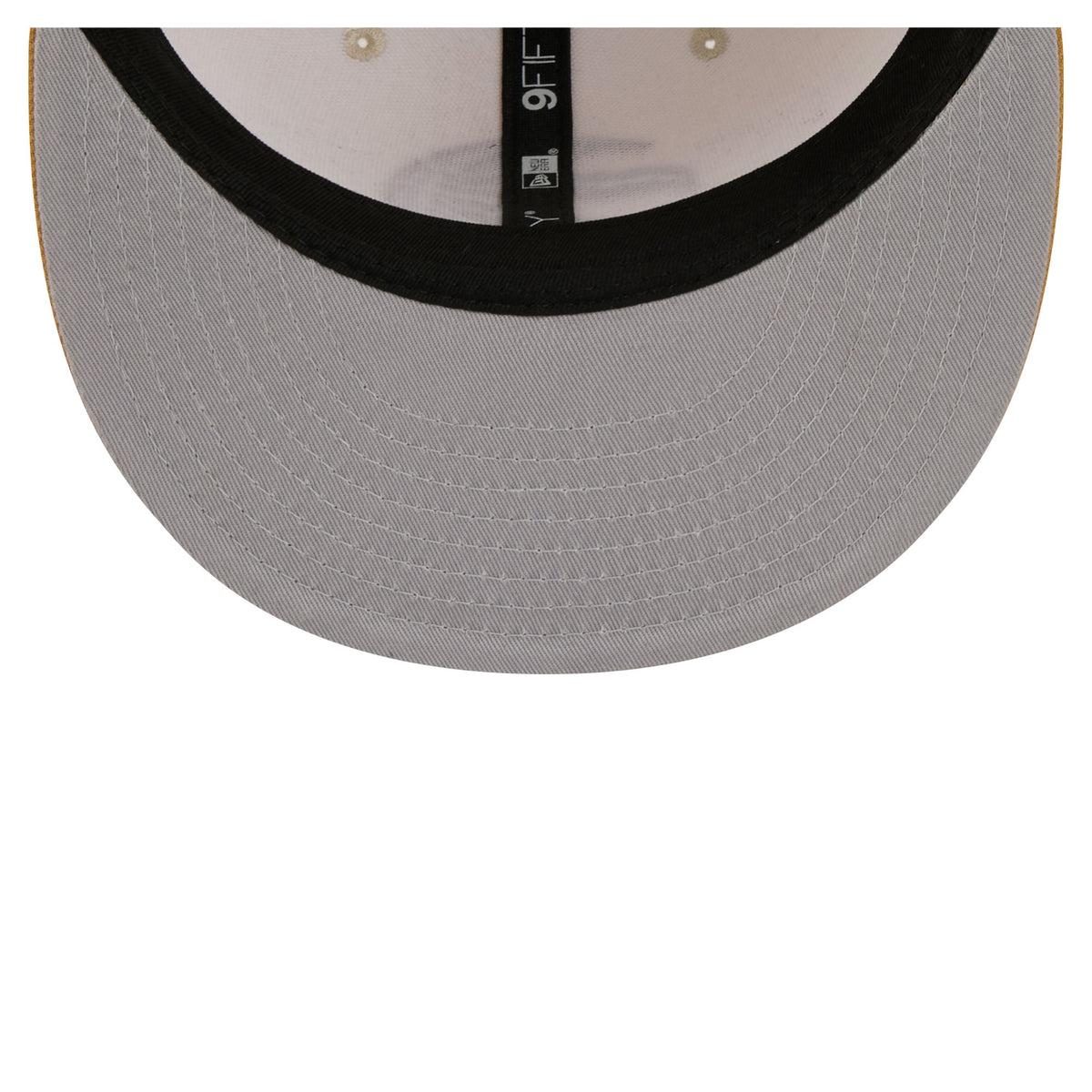 Men's Toronto Raptors  New Era Cream/Tan Two-Tone Color Pack 9FIFTY Snapback Hat