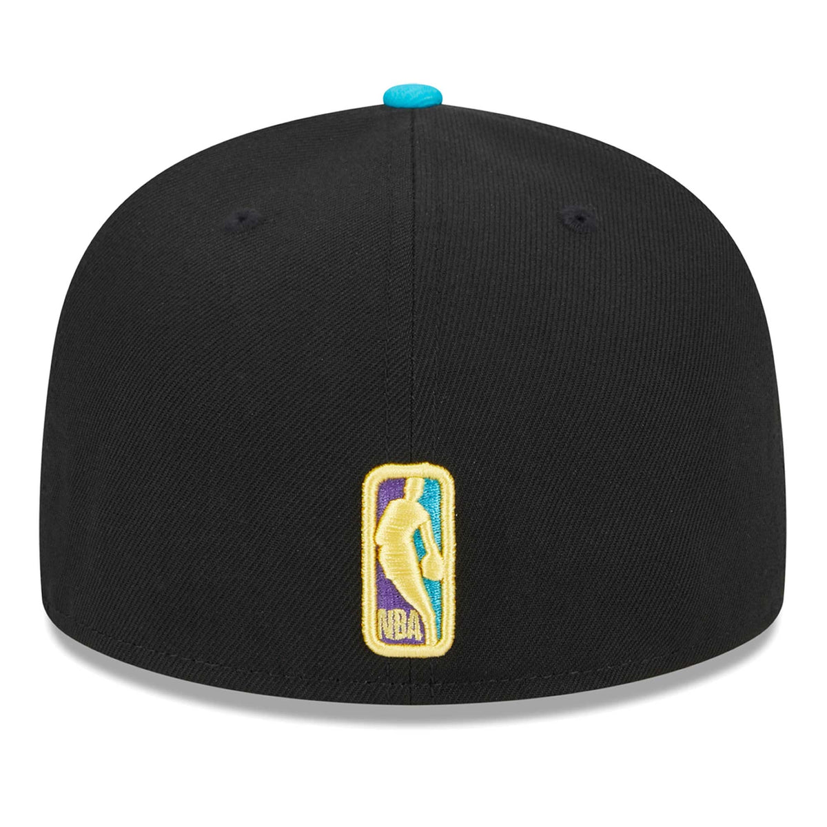 Men's Brooklyn Nets New Era Black/Turquoise Arcade Scheme 59FIFTY Fitted Hat