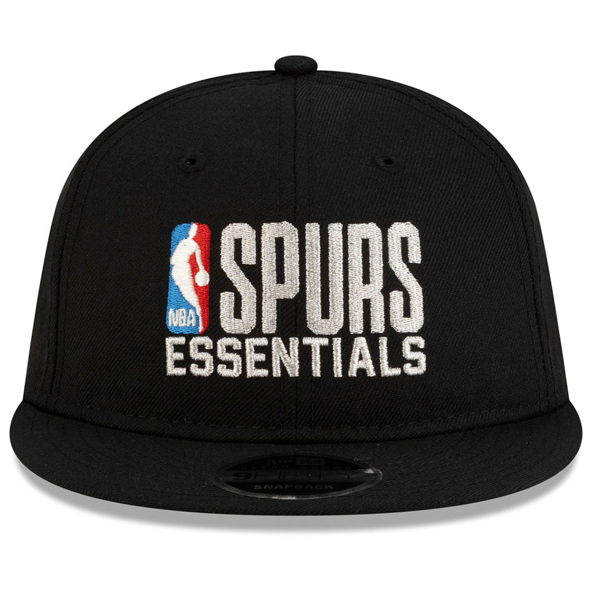 Unisex San Antonio Spurs  Fear of God Black Essentials 9FIFTY Snapback Hat