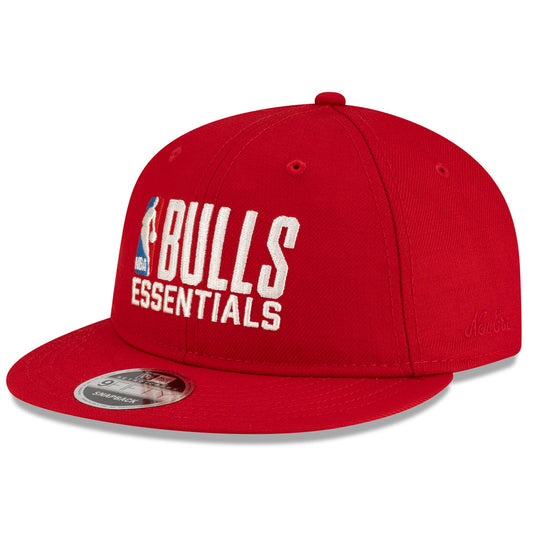 Unisex Chicago Bulls  Fear of God Red Essentials 9FIFTY Snapback Hat