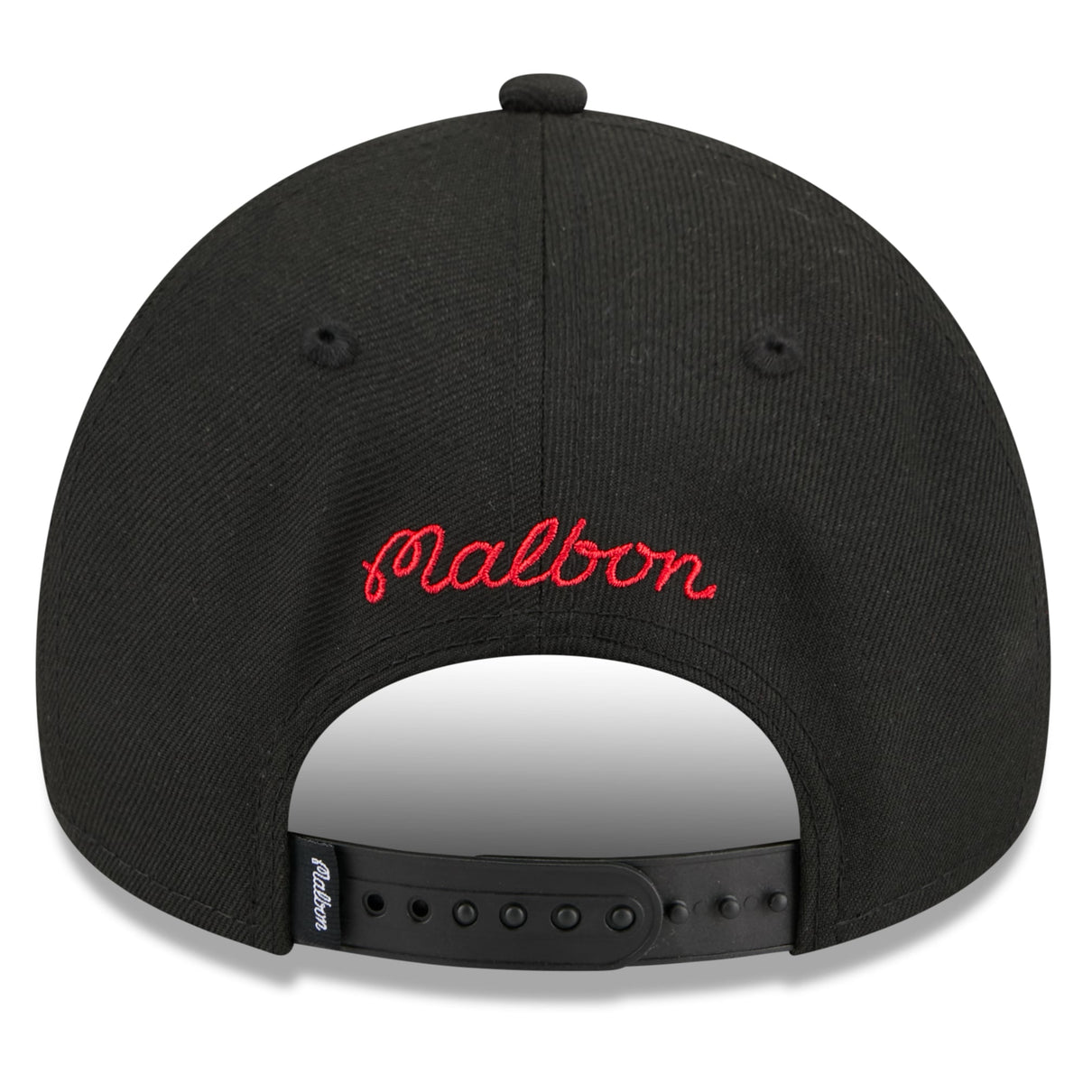 Unisex Chicago Bulls New Era x Malbon Golf Black 9FORTY A-Frame Adjustable Hat