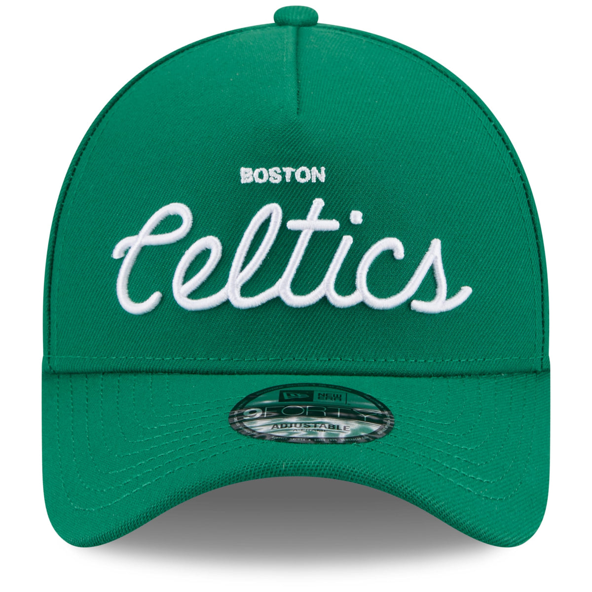 Unisex Boston Celtics New Era x Malbon Golf Green 9FORTY A-Frame Adjustable Hat
