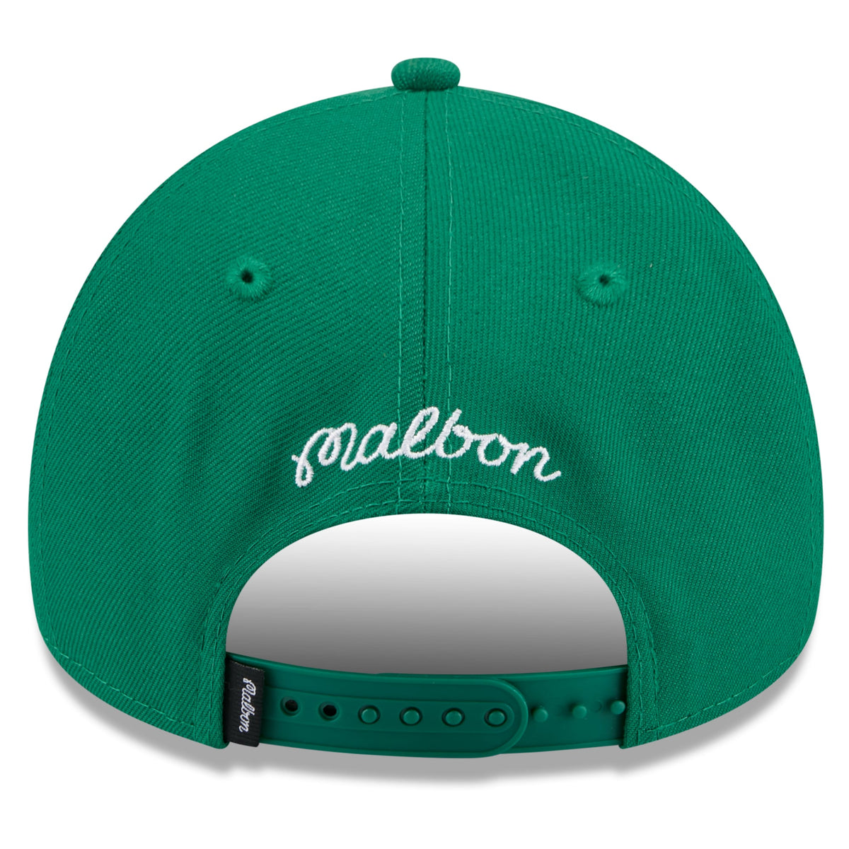 Unisex Boston Celtics New Era x Malbon Golf Green 9FORTY A-Frame Adjustable Hat