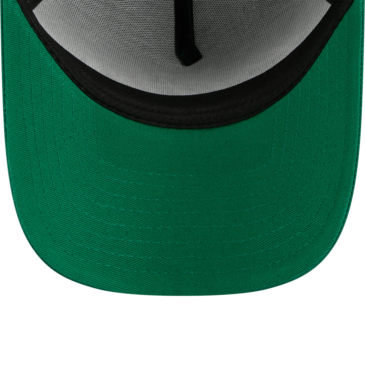 Unisex Boston Celtics New Era x Malbon Golf Green 9FORTY A-Frame Adjustable Hat