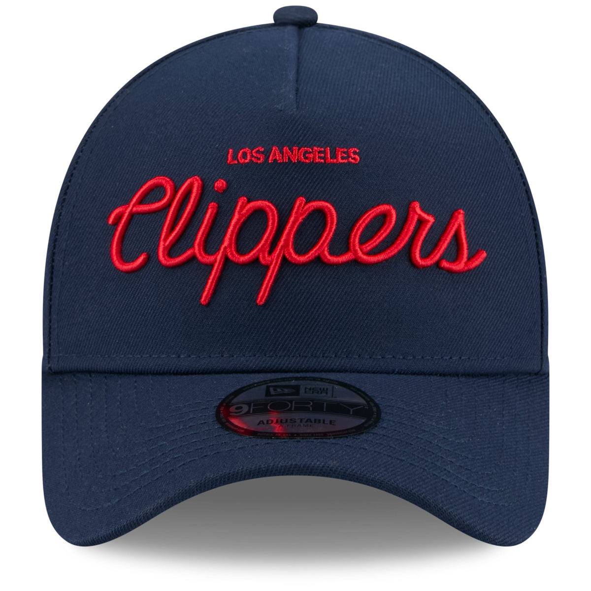 Unisex LA Clippers New Era x Malbon Golf Navy 9FORTY A-Frame Adjustable Hat