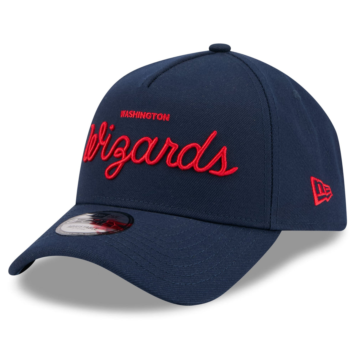 Unisex Washington Wizards New Era x Malbon Golf Navy 9FORTY A-Frame Adjustable Hat