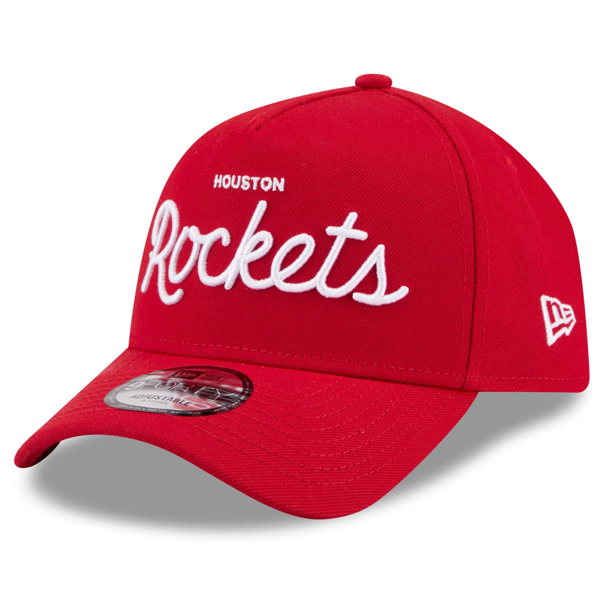 Unisex Houston Rockets New Era x Malbon Golf Red 9FORTY A-Frame Adjustable Hat