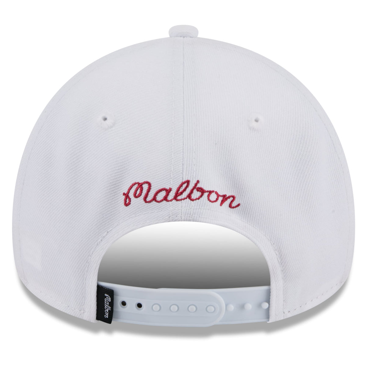 Unisex Miami Heat New Era x Malbon Golf White 9FORTY A-Frame Adjustable Hat