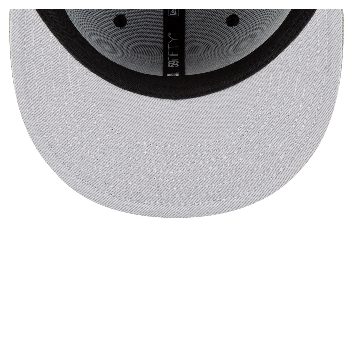 Men's Brooklyn Nets New Era Black/White 2-Tone 59FIFTY Fitted Hat
