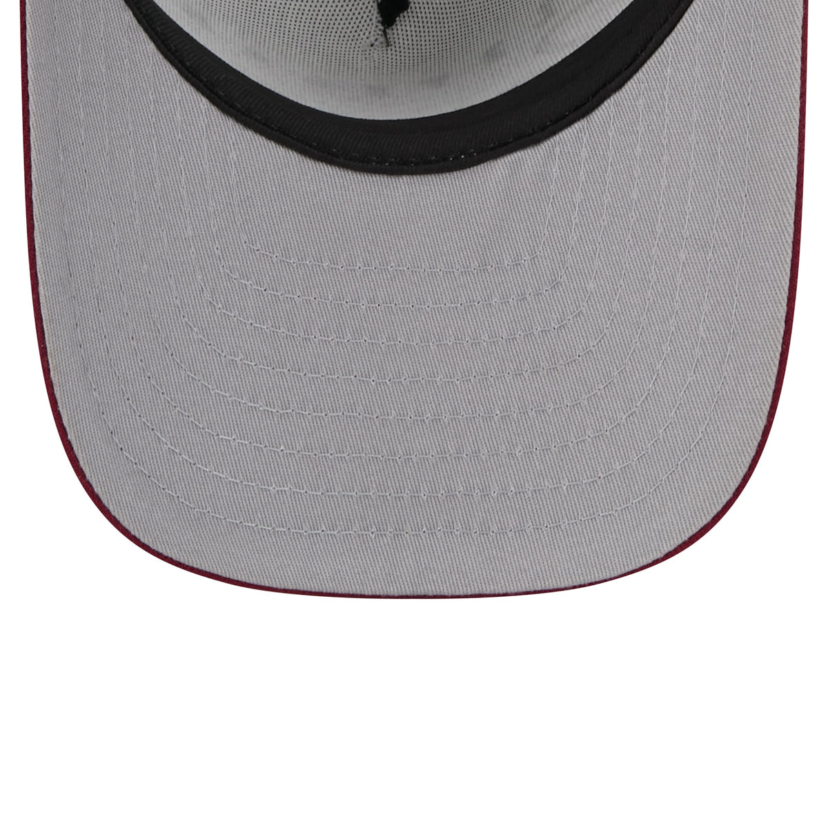 Men's Cleveland Cavaliers New Era White/Wine 2025 NBA Draft A-Frame 59FIFTY Fitted Hat