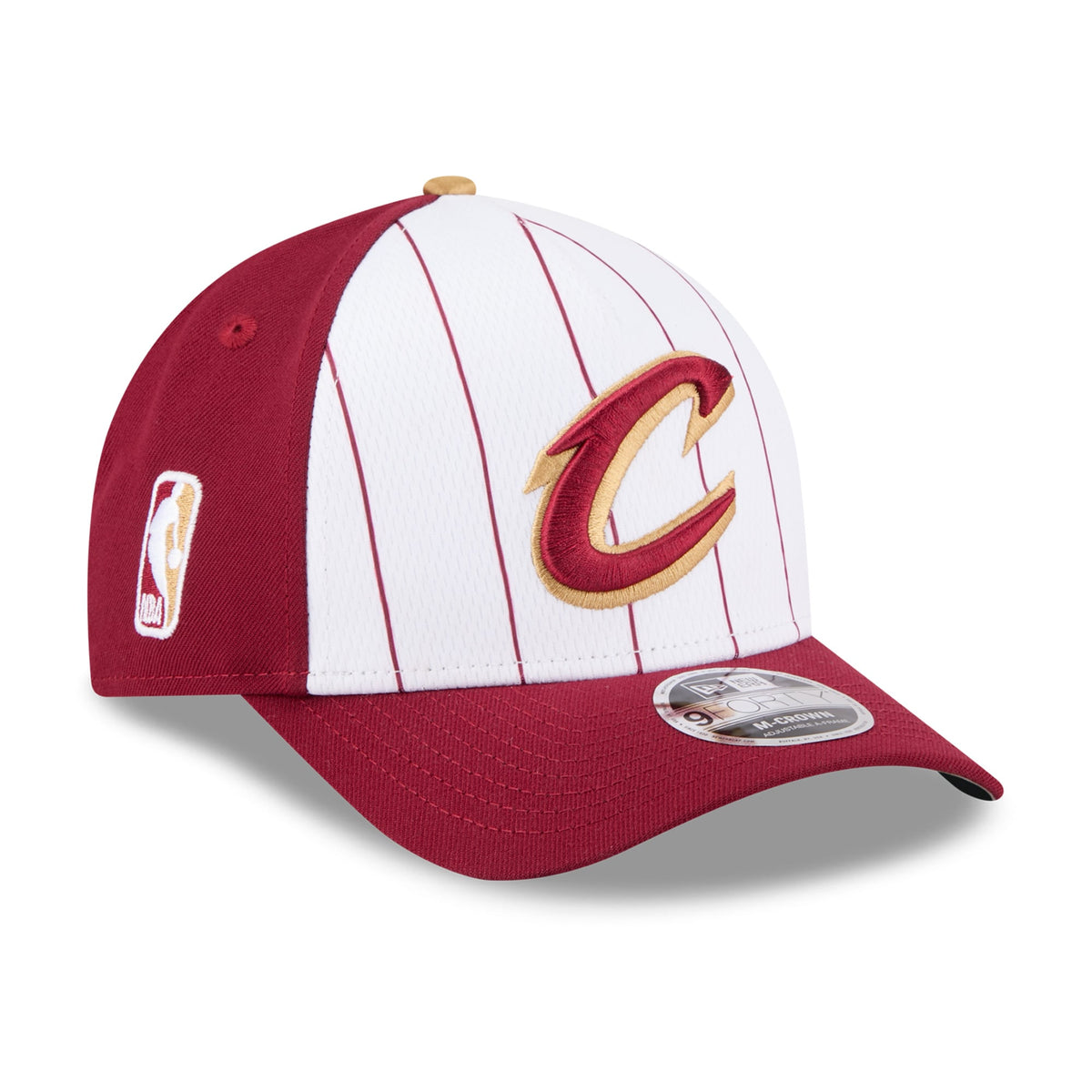 Men's Cleveland Cavaliers  New Era White/Wine 2025 NBA Tip Off M-Crown A-Frame 9FORTY Adjustable Hat