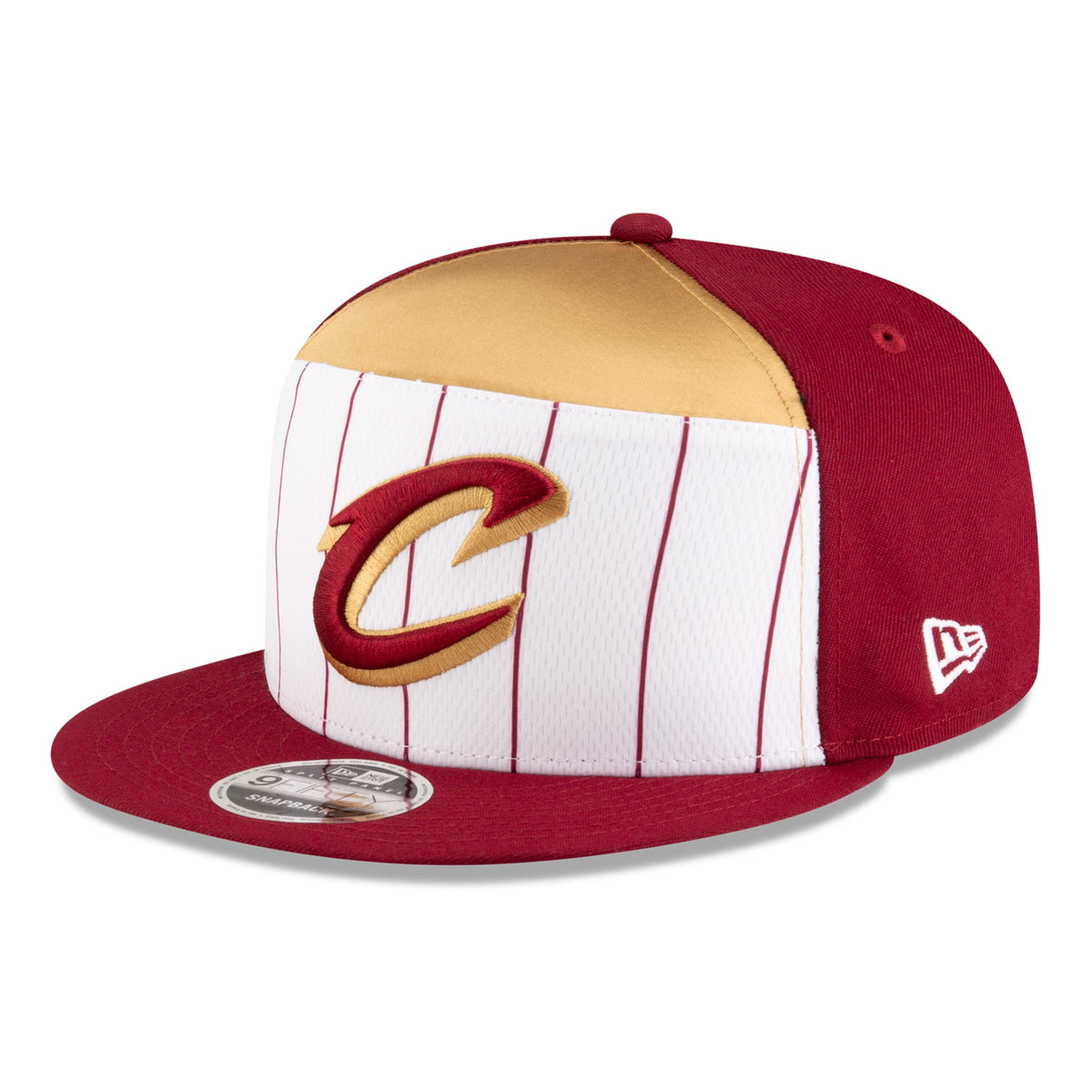 Men's Cleveland Cavaliers  New Era White/Wine 2025 NBA Tip Off Split Panel 9FIFTY Snapback Hat
