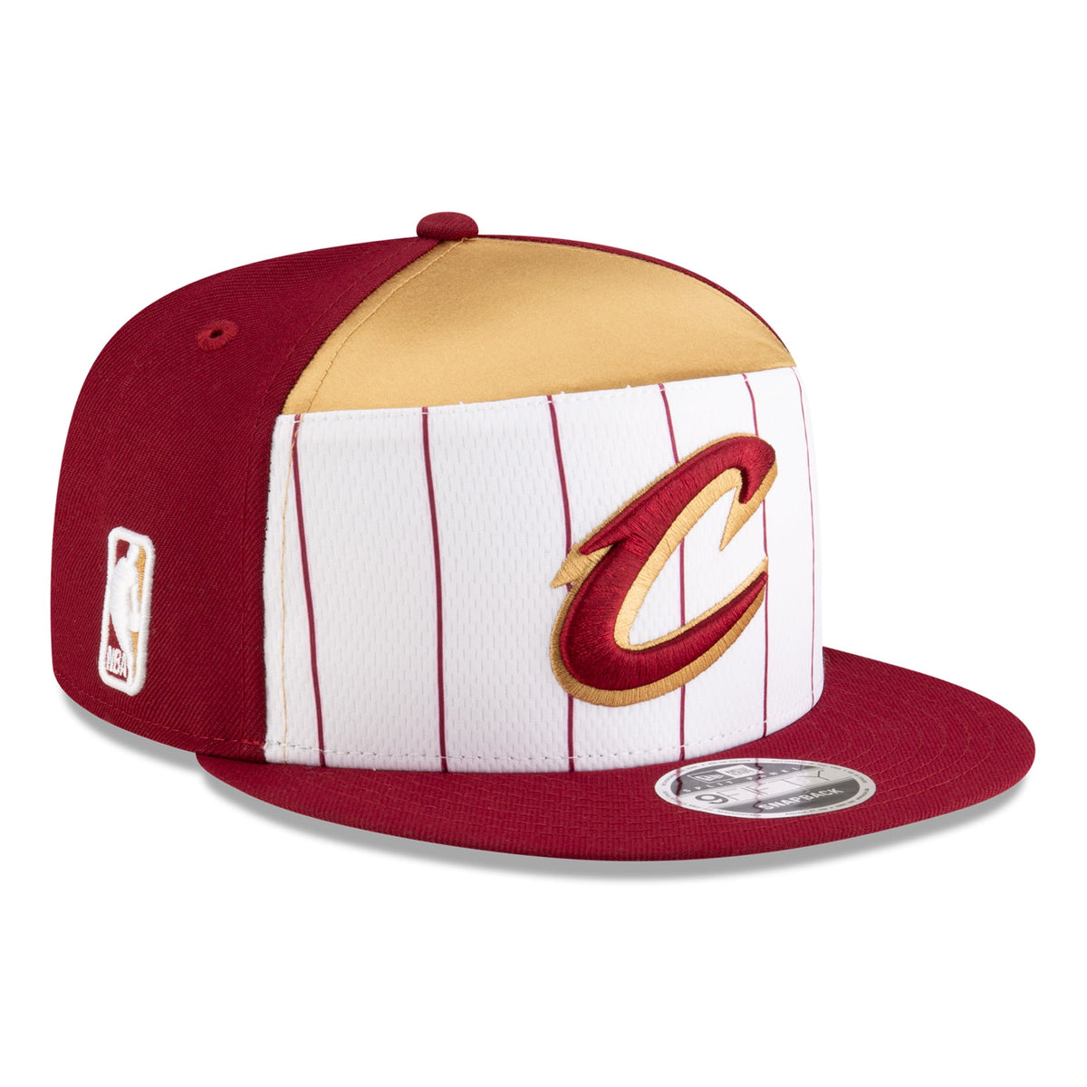 Men's Cleveland Cavaliers  New Era White/Wine 2025 NBA Tip Off Split Panel 9FIFTY Snapback Hat