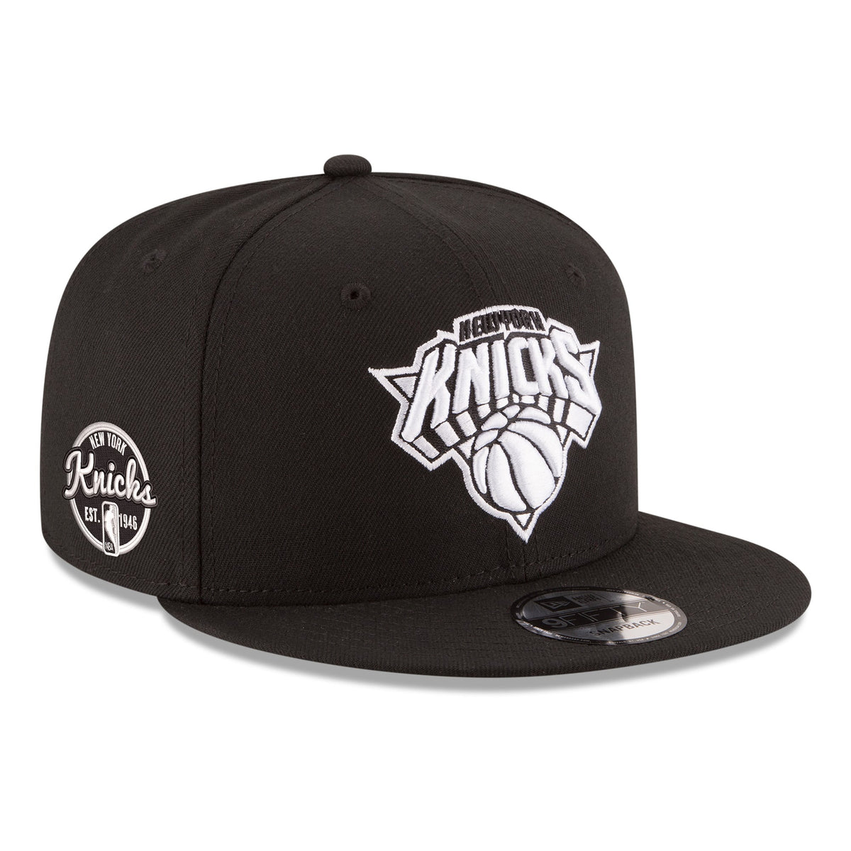 Youth New York Knicks New Era Black 9FIFTY Snapback Hat