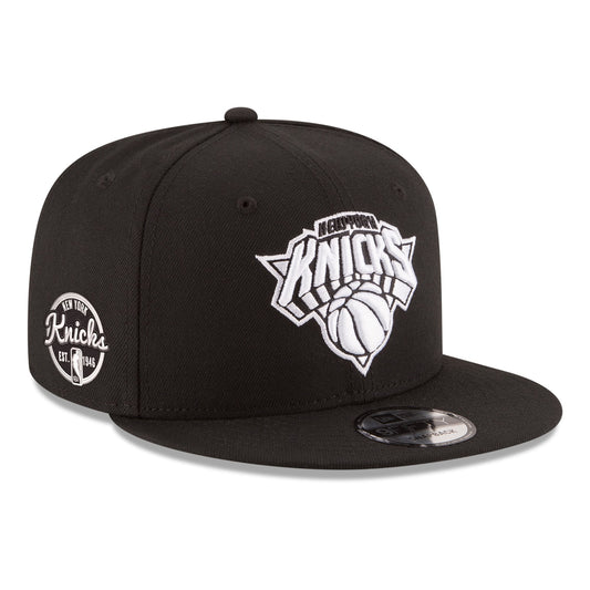 Youth New York Knicks New Era Black 9FIFTY Snapback Hat